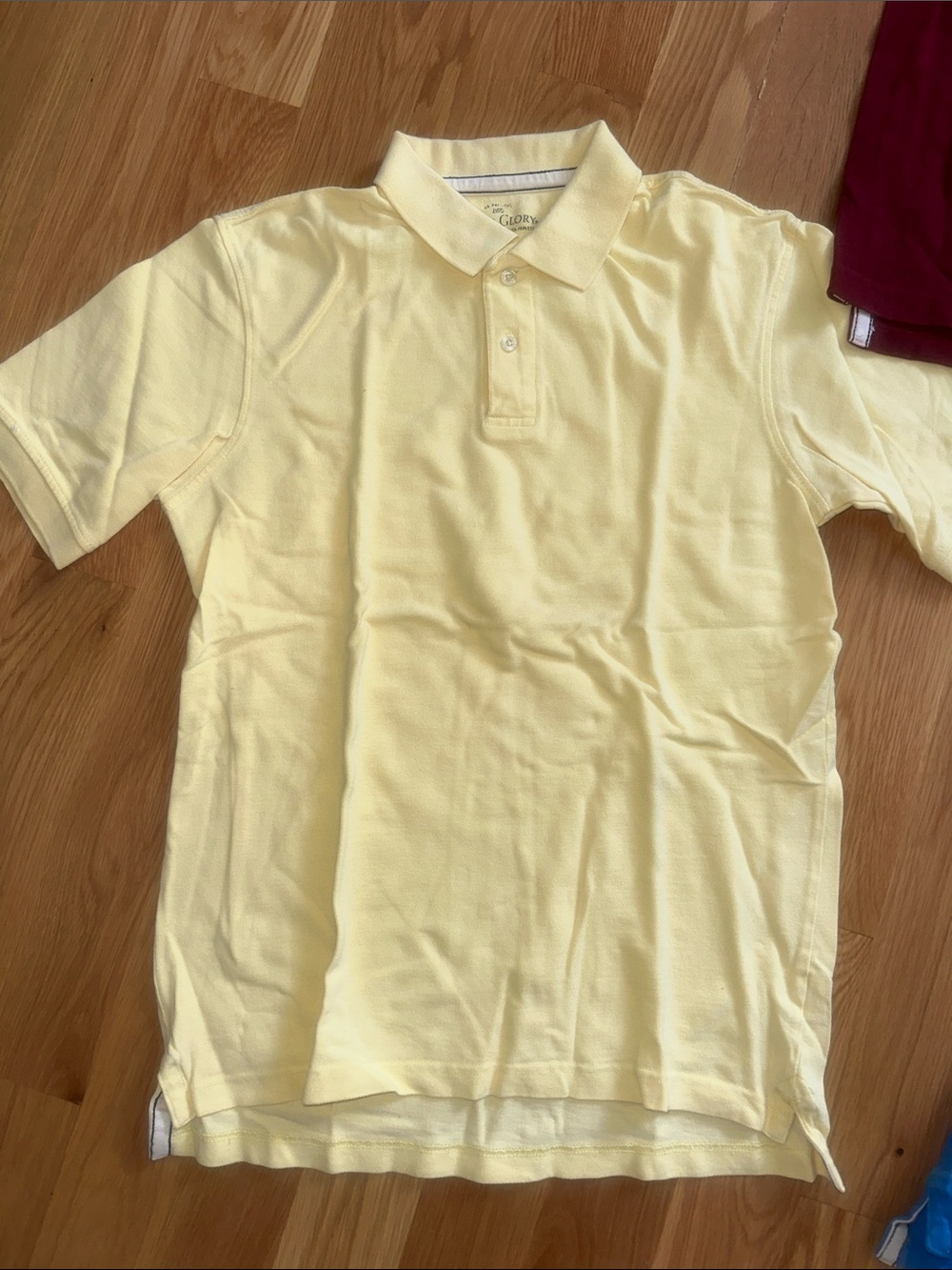 Polo Shirt - Maroon, Yellow & Blue - Bundle - Picture 2 of 5